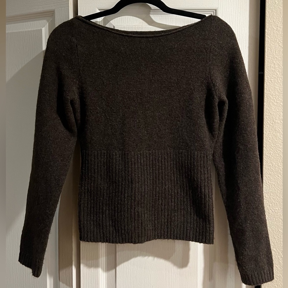 Rhythm boat neck sweater
